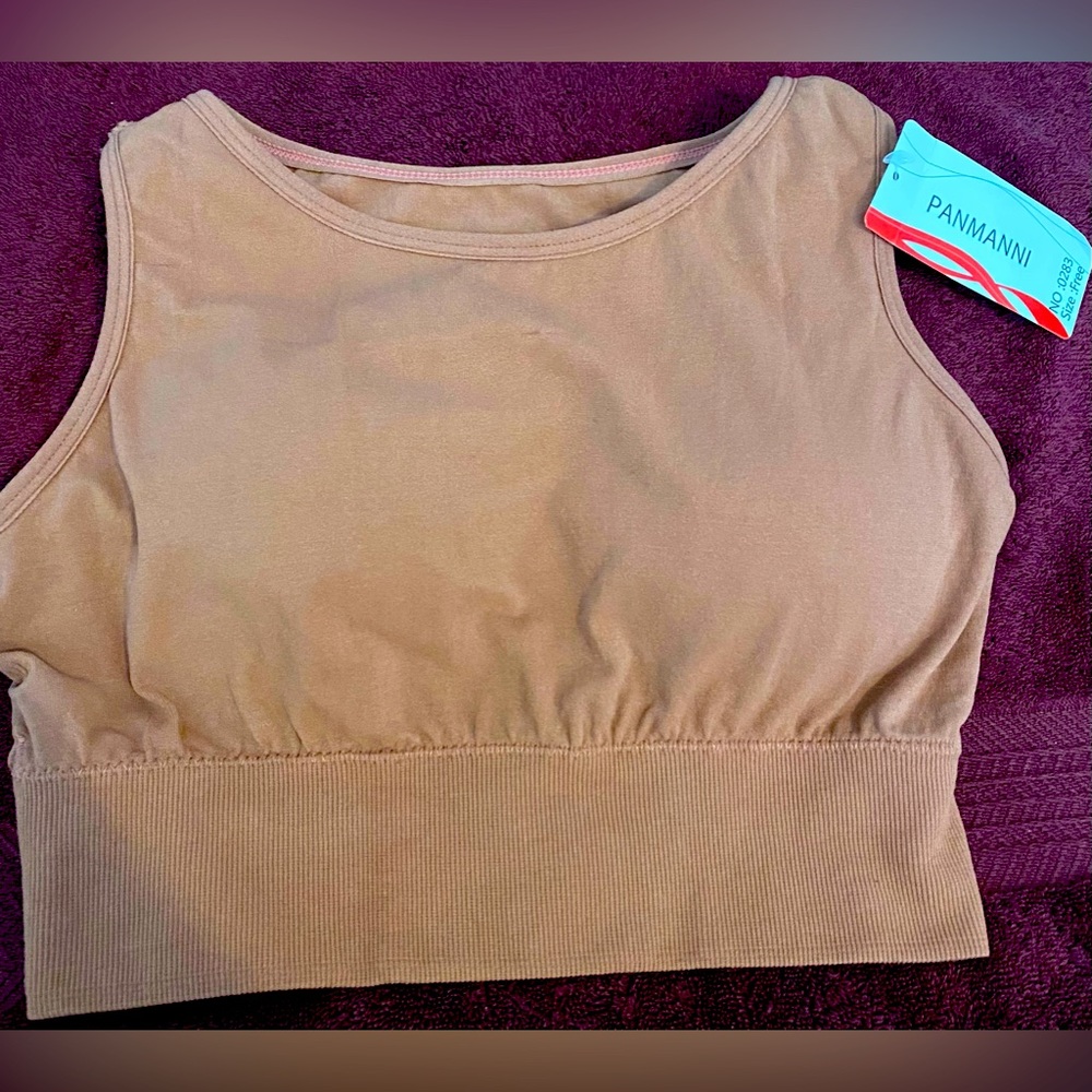 Panmanni Sports Bra in Terracotta color size XS/S